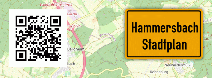 Stadtplan Hammersbach, Hessen
