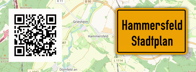 Stadtplan Hammersfeld