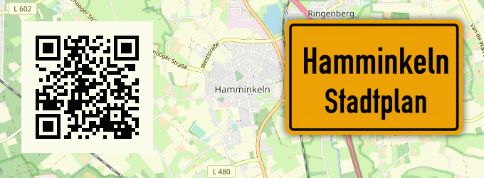Stadtplan Hamminkeln