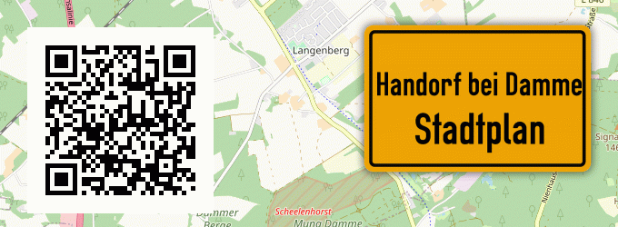 Stadtplan Handorf bei Damme, Dümmer