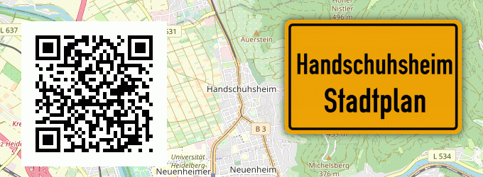 Stadtplan Handschuhsheim