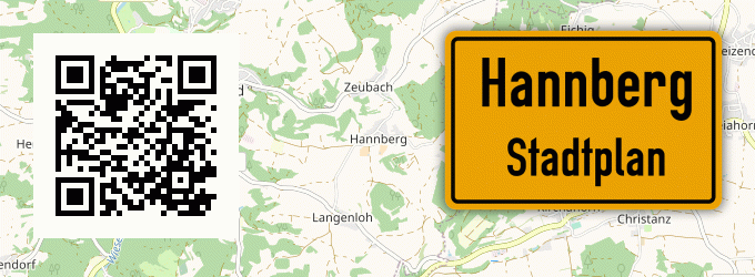 Stadtplan Hannberg