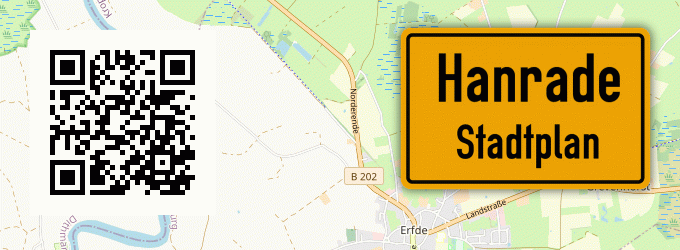 Stadtplan Hanrade