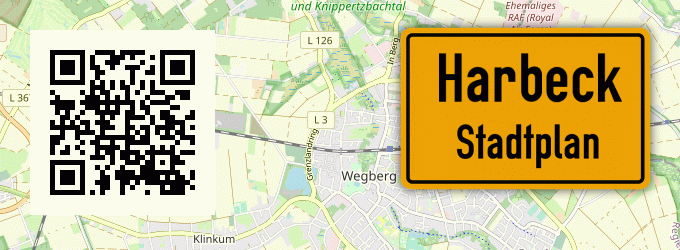 Stadtplan Harbeck