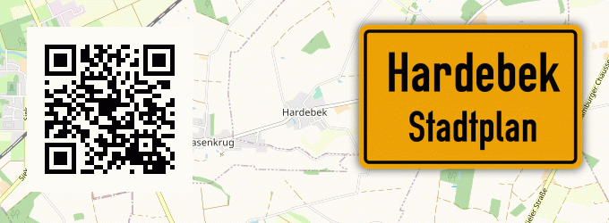 Stadtplan Hardebek