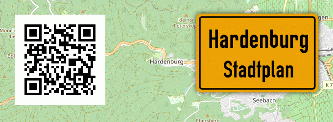 Stadtplan Hardenburg