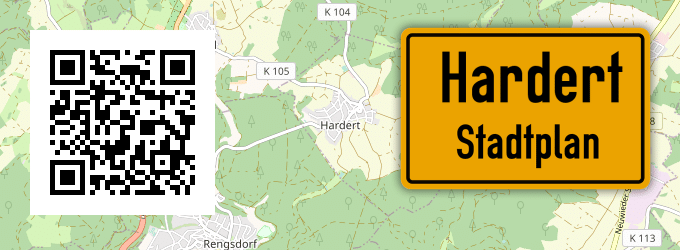 Stadtplan Hardert