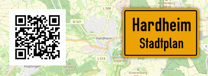 Stadtplan Hardheim