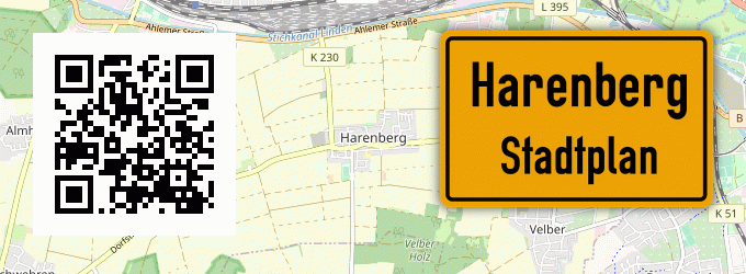 Stadtplan Harenberg