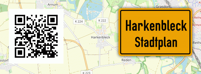 Stadtplan Harkenbleck