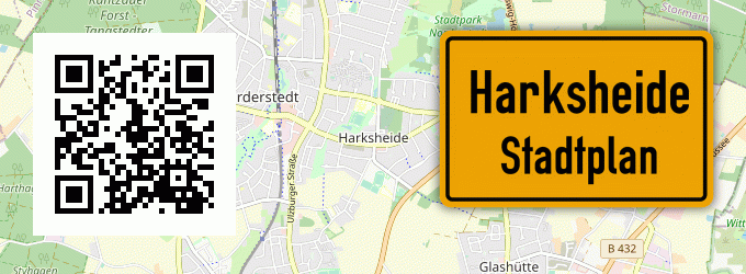 Stadtplan Harksheide