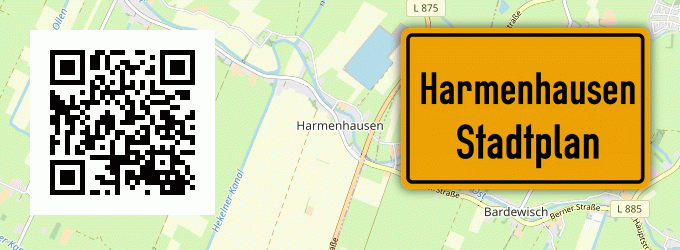 Stadtplan Harmenhausen