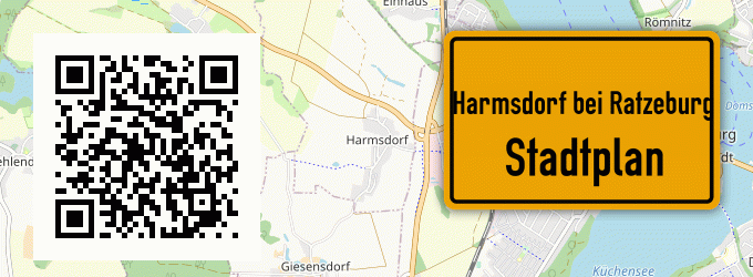 Stadtplan Harmsdorf bei Ratzeburg