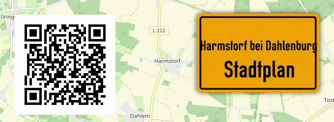 Stadtplan Harmstorf bei Dahlenburg