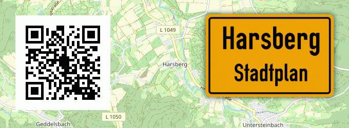 Stadtplan Harsberg