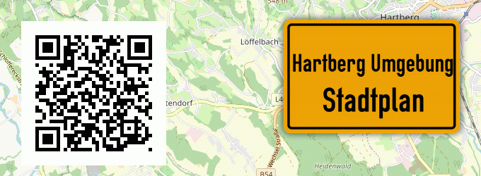 Stadtplan Hartberg Umgebung