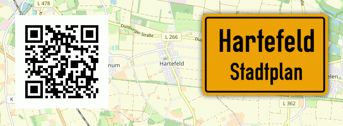 Stadtplan Hartefeld