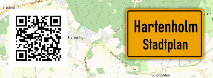 Stadtplan Hartenholm