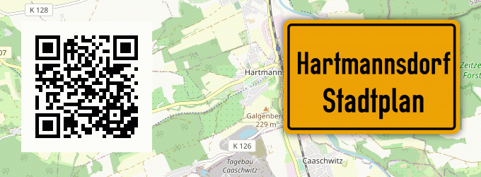 Stadtplan Hartmannsdorf