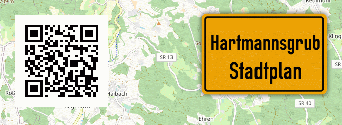 Stadtplan Hartmannsgrub