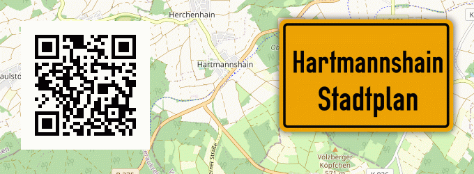 Stadtplan Hartmannshain