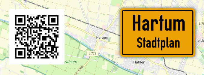 Stadtplan Hartum