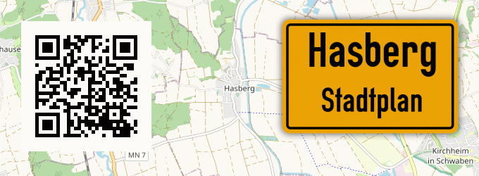 Stadtplan Hasberg