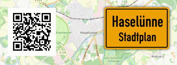 Stadtplan Haselünne