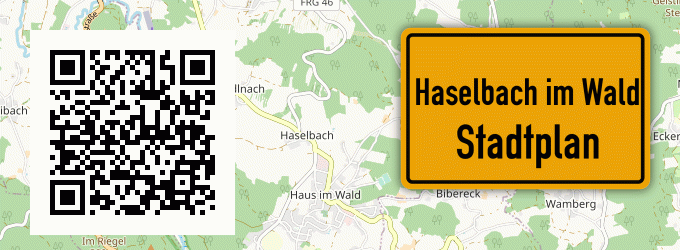 Stadtplan Haselbach im Wald