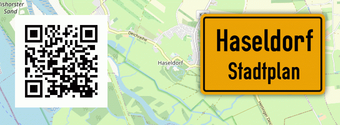 Stadtplan Haseldorf