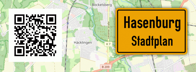 Stadtplan Hasenburg