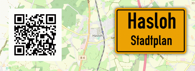 Stadtplan Hasloh