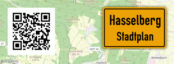 Stadtplan Hasselberg, Main