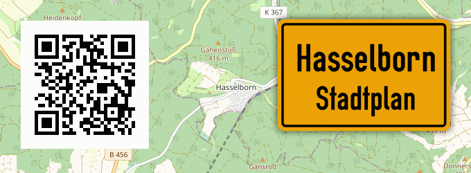Stadtplan Hasselborn