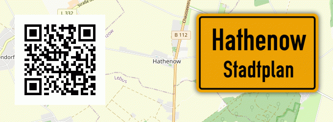 Stadtplan Hathenow
