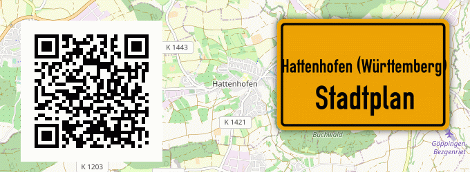 Stadtplan Hattenhofen (Württemberg)