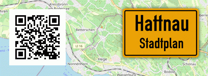 Stadtplan Hattnau, Bodensee