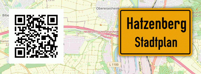 Stadtplan Hatzenberg, Kreis Kempten, Allgäu