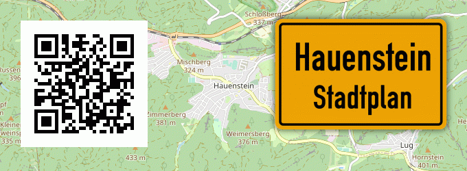 Stadtplan Hauenstein, Pfalz