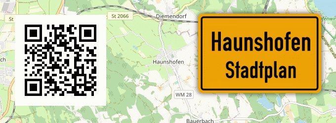 Stadtplan Haunshofen