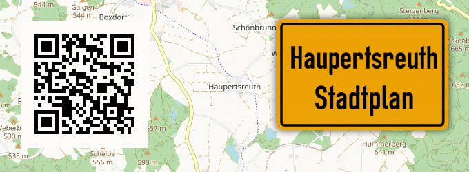 Stadtplan Haupertsreuth