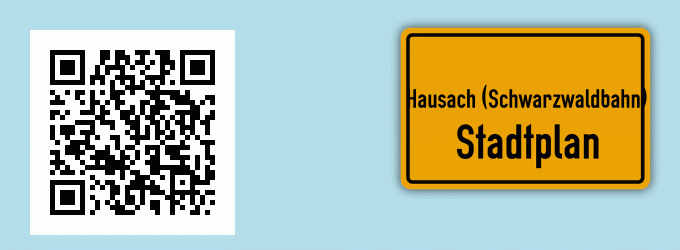 Stadtplan Hausach (Schwarzwaldbahn)