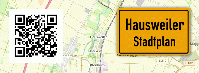 Stadtplan Hausweiler, Kreis Euskirchen