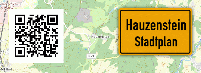 Stadtplan Hauzenstein