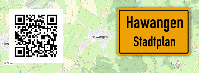 Stadtplan Hawangen