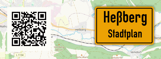 Stadtplan Heßberg
