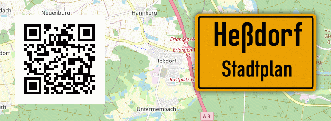 Stadtplan Heßdorf