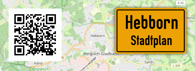 Stadtplan Hebborn