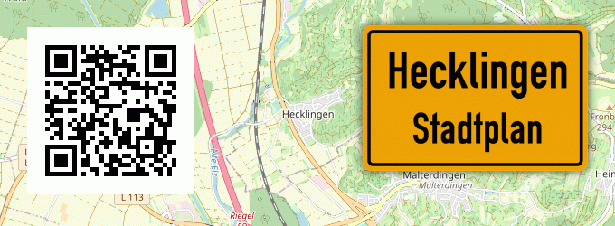 Stadtplan Hecklingen