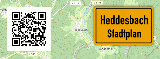 Stadtplan Heddesbach